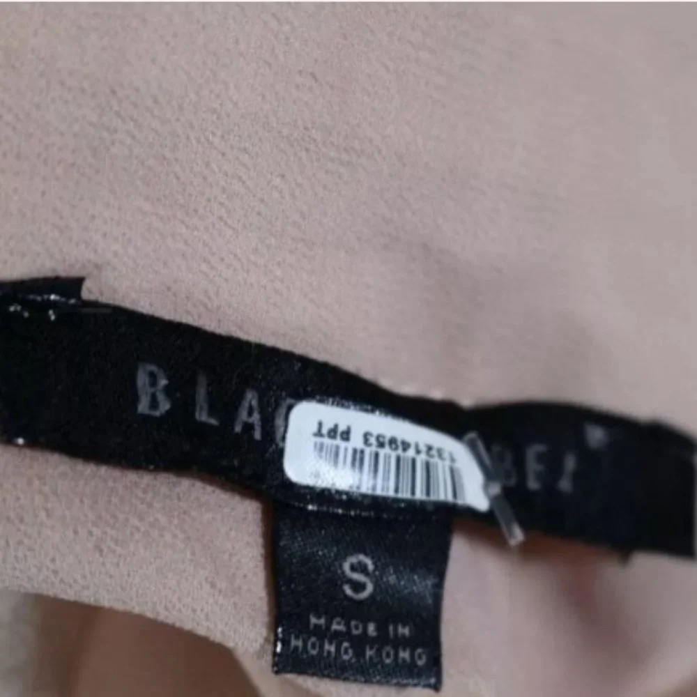 BLAQUE L PINK SHEER SLEEVELESS PLEATED SHIRT DRESS - Picture 3 of 4